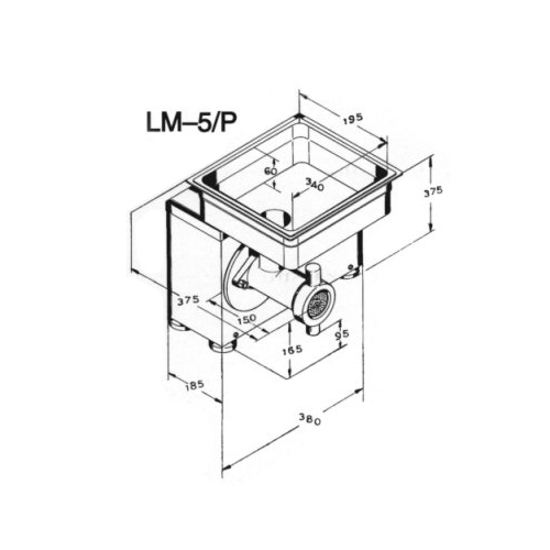 картинка Мясорубка KT LM-5/P Enterprise