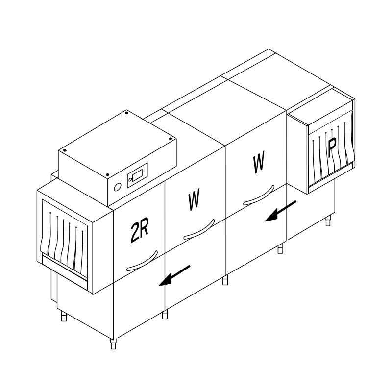 картинка Машина посудомоечная конвейерная DIHR RX 356 LC