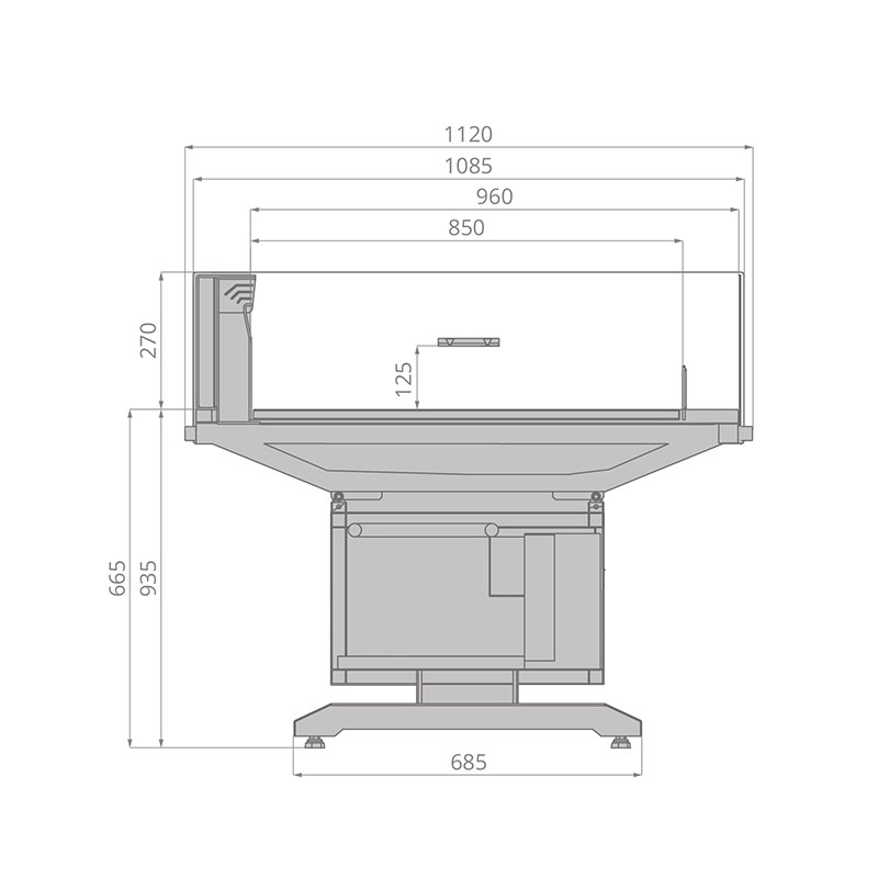 Холодильная витрина Brandford AURA SQ