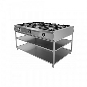 картинка Плита Grill Master 6-ти горелочная газовая Ф6П2Г/1000 (на подставке)